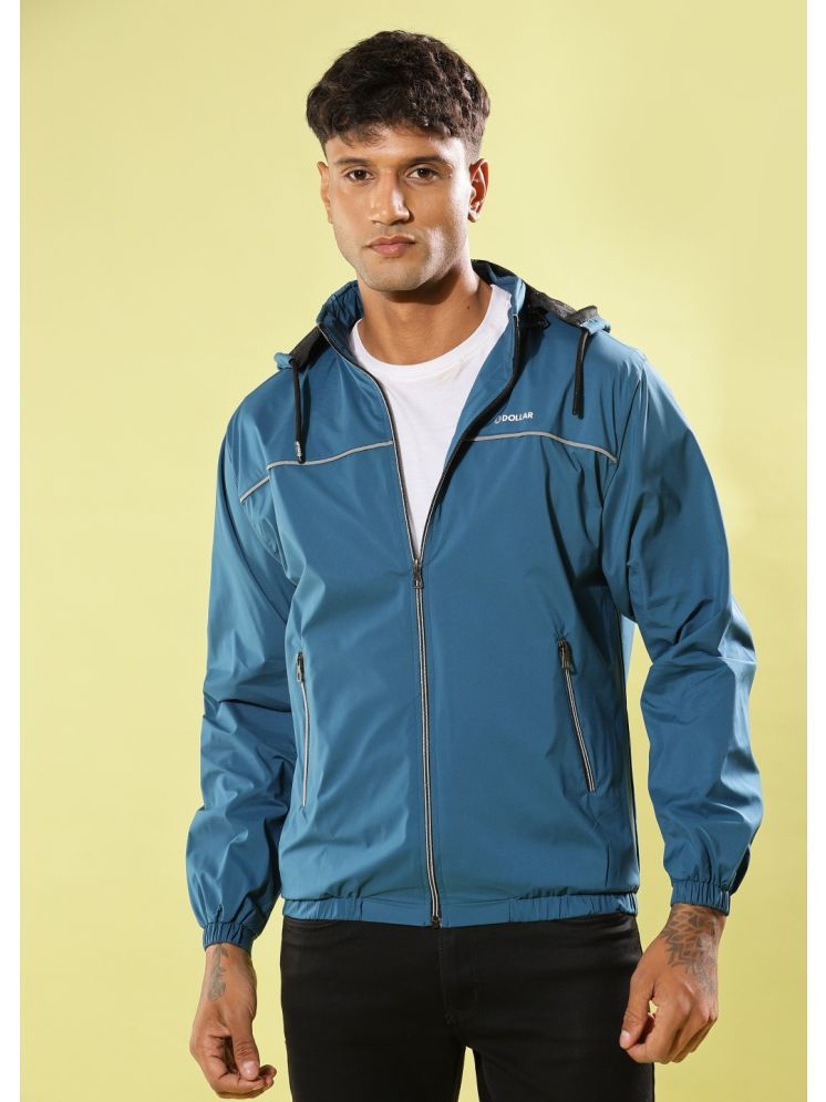     			Dollar Polyester Blend Men's Windcheater Jacket - Teal ( Pack of 1 )