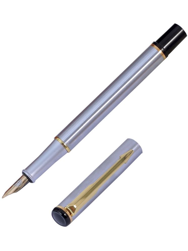     			Krink Silver Fine Line Fountain Pen ( Pack of 1 )