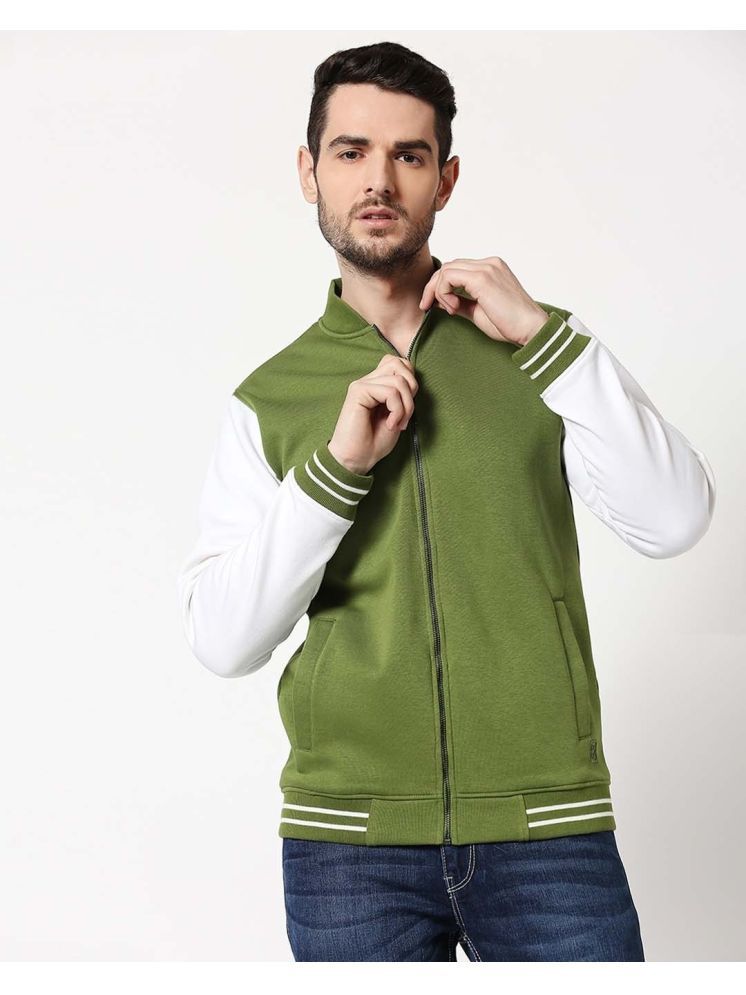     			PPTHEFASHIONHUB Polyester Men's Casual Jacket - Green ( Pack of 1 )