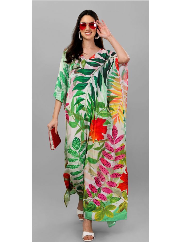     			SILK SUTRA Multi Color Silk Women's Kaftan ( Pack of 1 )