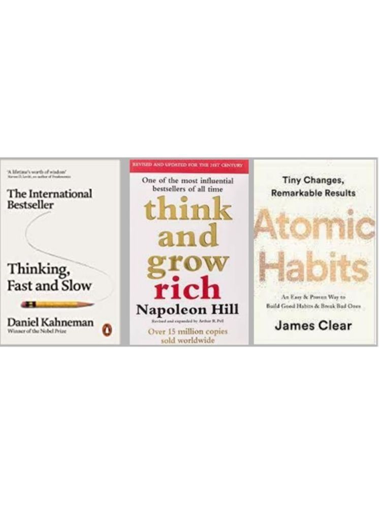     			Thinking, Fast and Slow  Think And Grow Rich  Atomic Habits