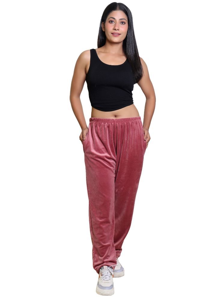     			Whyme Fashion Pink Cotton Women's Yoga,Gym Trackpants ( Pack of 1 )