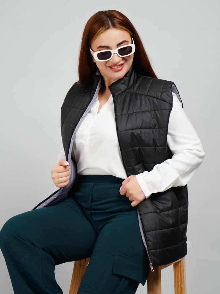     			curvy comfort - Polyester Black Puffer