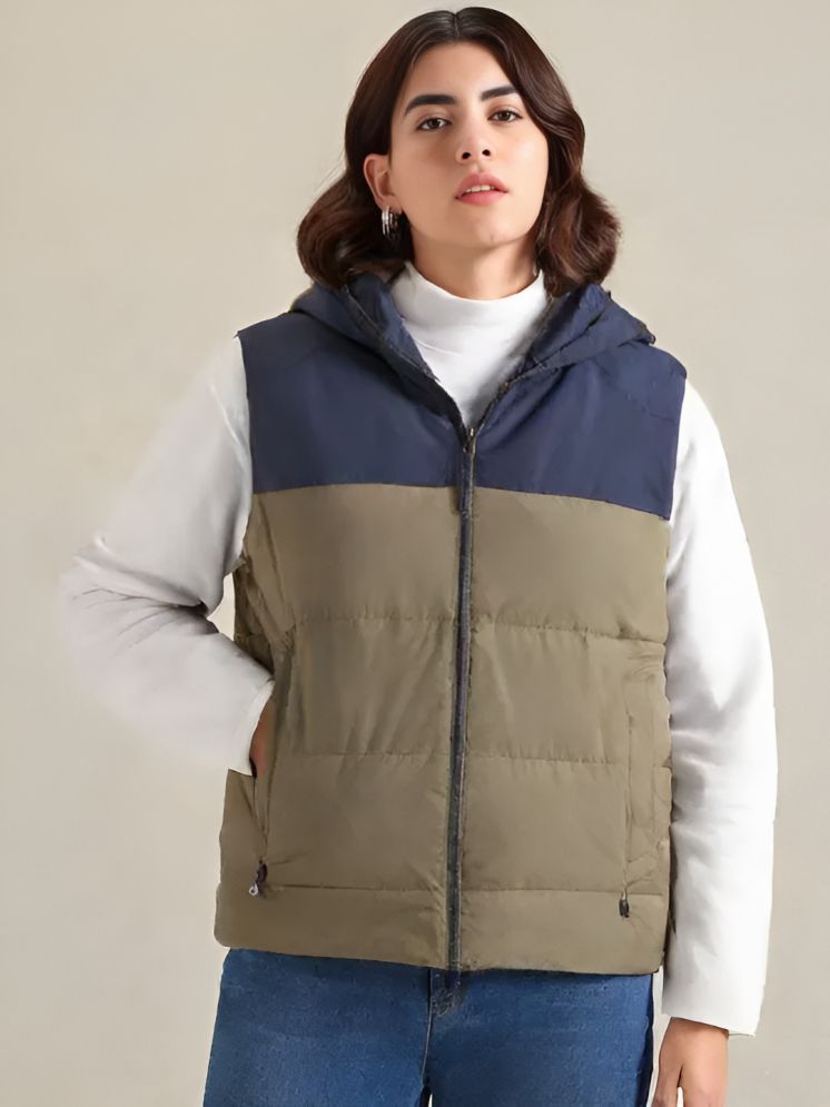     			curvy comfort - Polyester Multi Color Hooded Jackets