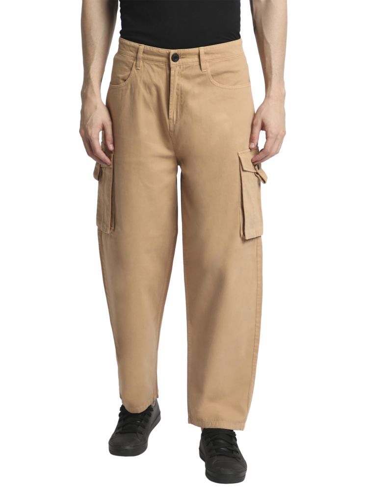     			Bene Kleed Regular Flat Men's Cargos - Beige ( Pack of 1 )