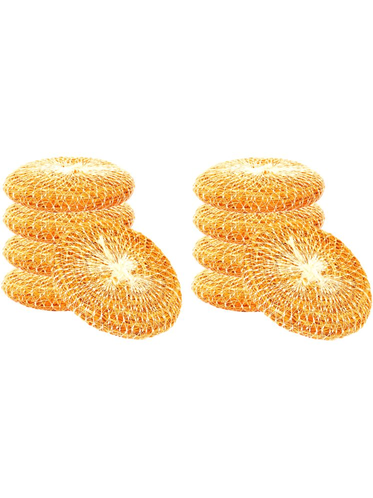     			Grow Basket Ramacham scrub Loofah Yellow Pack of 10