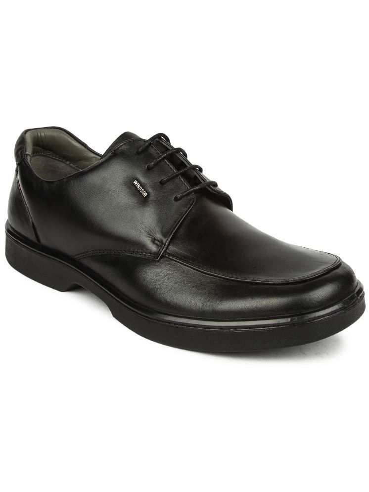     			Liberty Black Men's Derby Formal Shoes