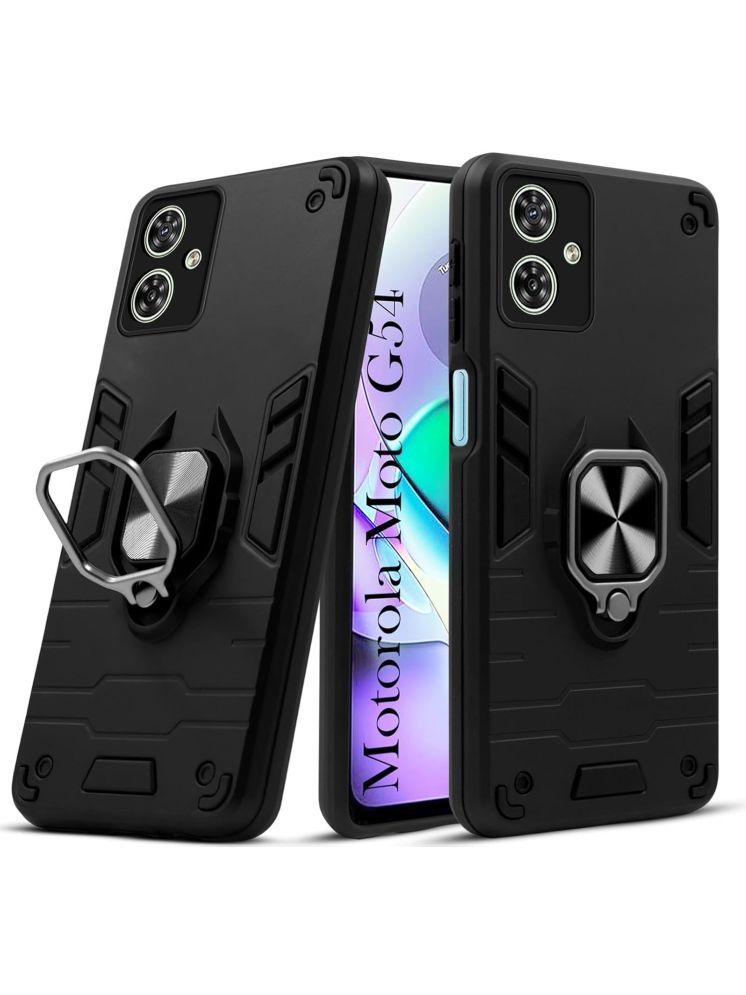     			NBOX Hybrid Bumper Covers Compatible For Polycarbonate Motorola G54 5G ( Pack of 1 )