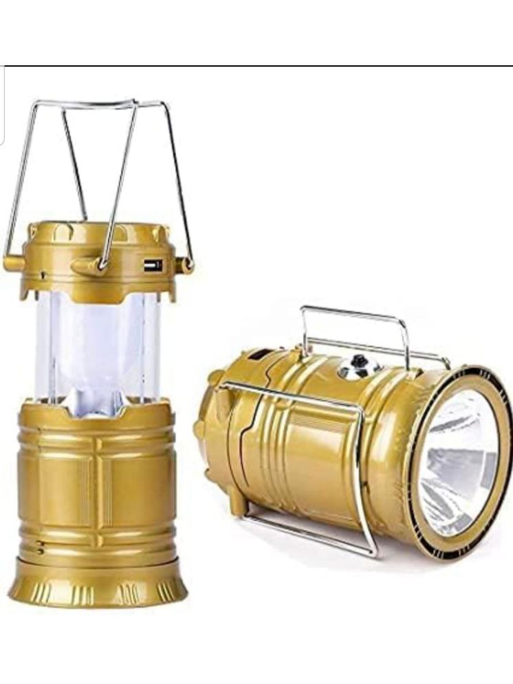     			QitmirMKT Rechargeable Solar Lantern Light Multicolor Multicolor LED Camping Lantern ( Pack of 1 )