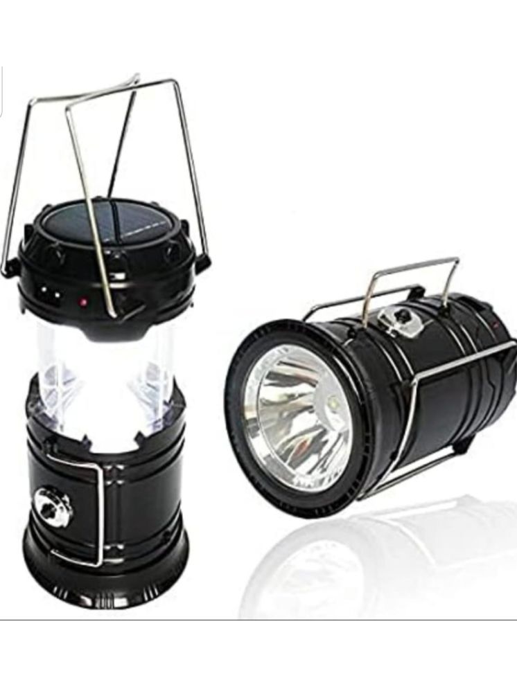     			QitmirMKT Trendy Camping Rechargeable Solar Lantern 10W Solar Emergency Light ( Pack of 1 )